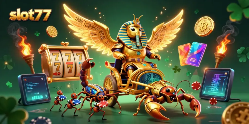 Slot77 memberikan pengalaman bermain slot gacor dengan karakter unik dan elemen permainan yang seru.
