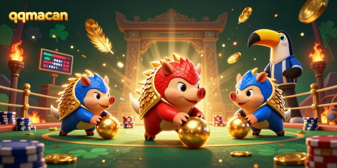 qqmacan menghadirkan aksi seru dengan pangolin dalam pertempuran slot penuh warna di arena kasino
