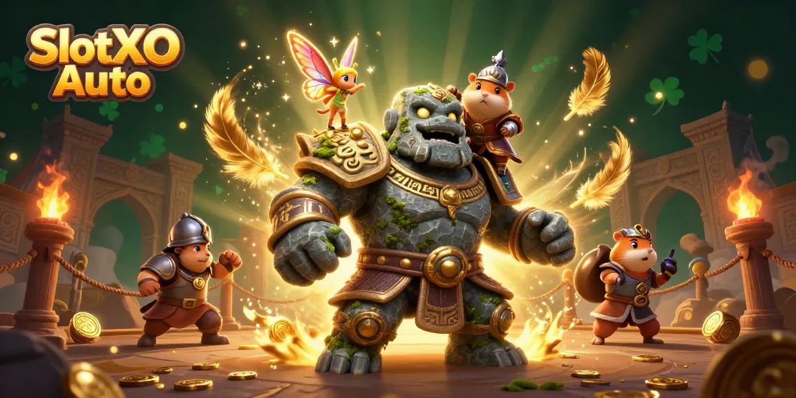 เล่นเกม SlotXO Auto กับการ์ตูนหินโบราณที่มีเวทมนตร์ของนางฟ้า