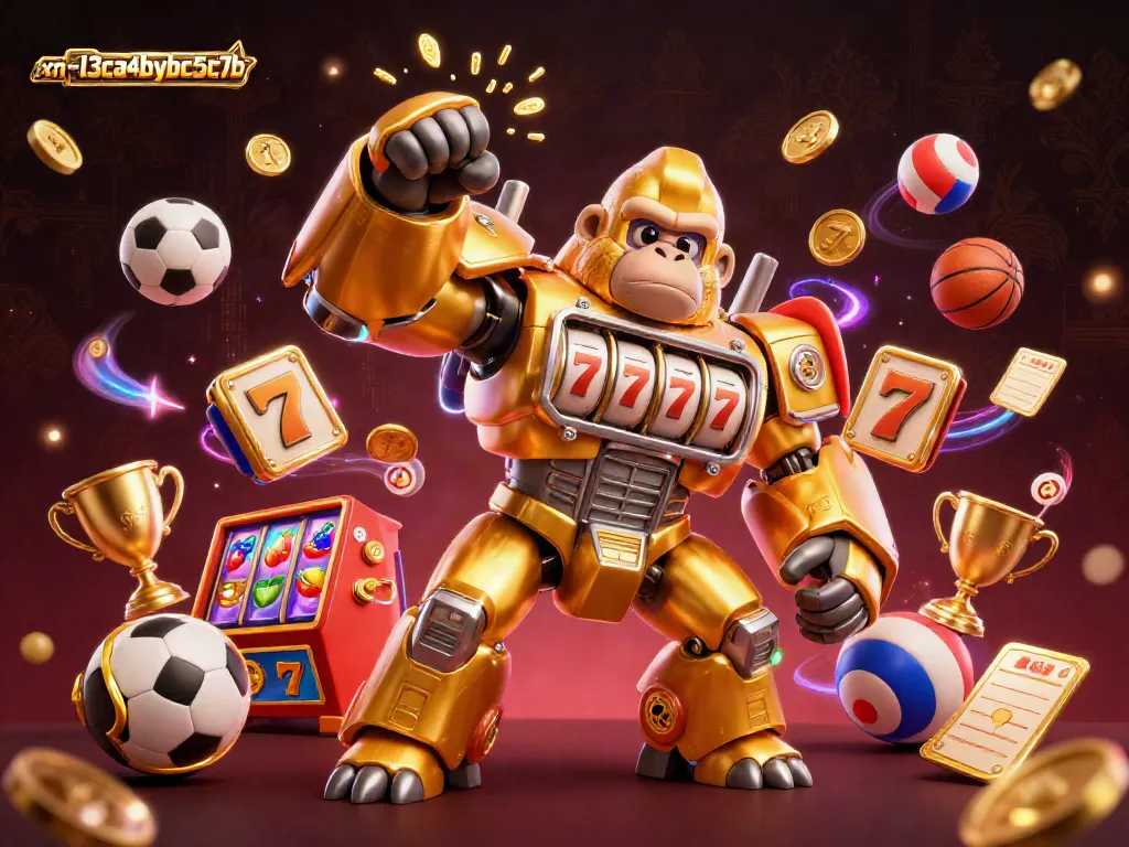 Experience the thrill of xn--l3ca4bybyc5c7b with action-packed slots featuring golden gorillas and sports elements.