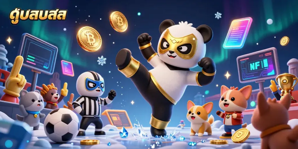 Engaging scene showcasing the dynamic sports betting atmosphere in the world of ดูบอลสด.