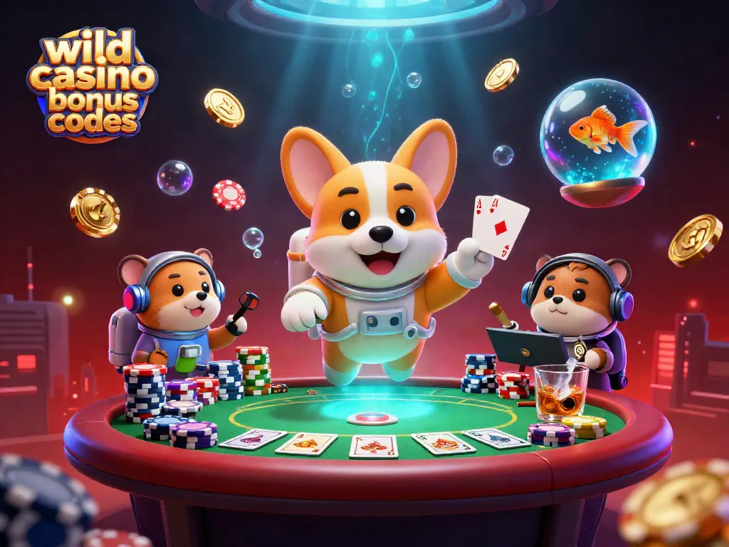 Claim wild casino bonus codes effortlessly while navigating a vibrant space casino scene.