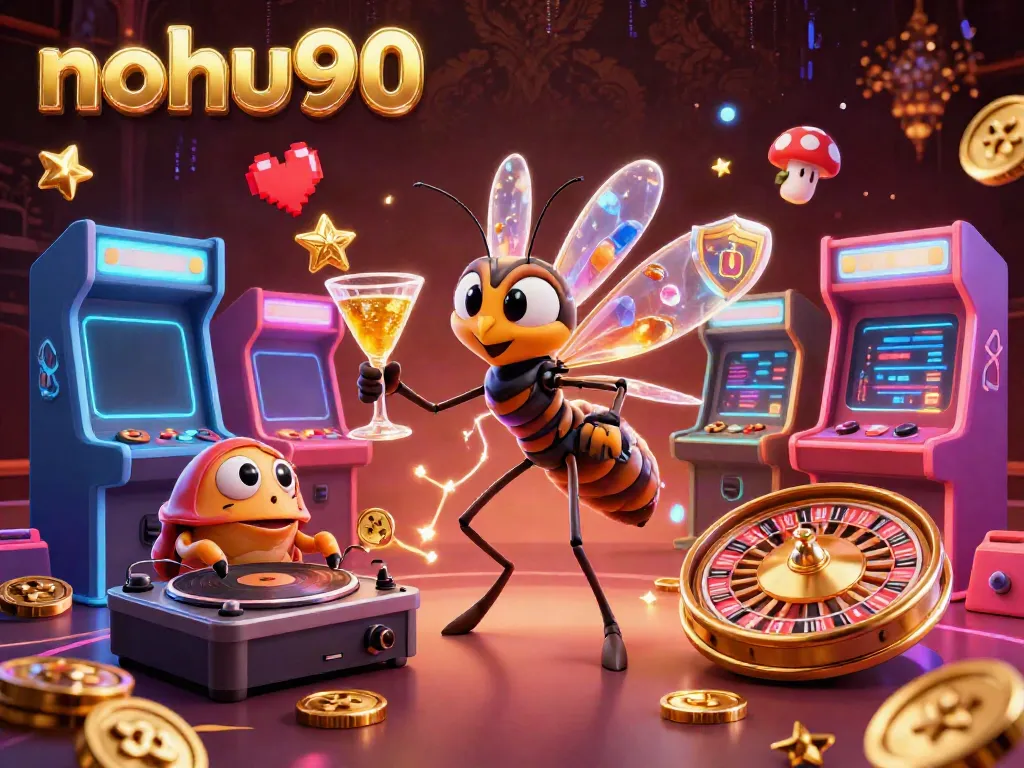 Experience nohu90 gaming fun with vivid characters and casino elements.