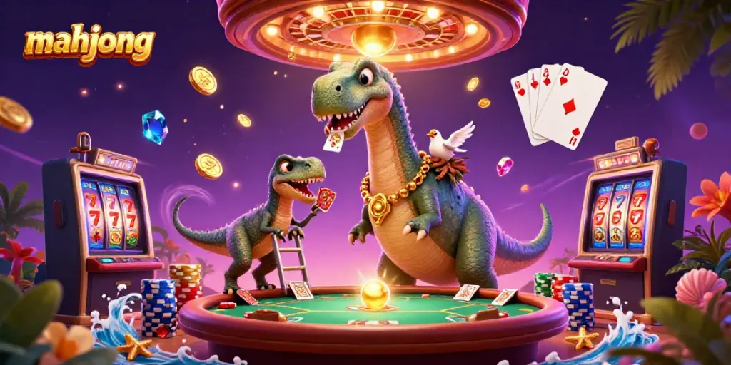 Permainan mahjong yang interaktif dengan elemen kasino menggoda, memanjakan pemain.