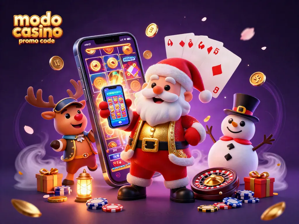 Win exciting prizes with the modo casino promo code at Santa's gaming adventure!