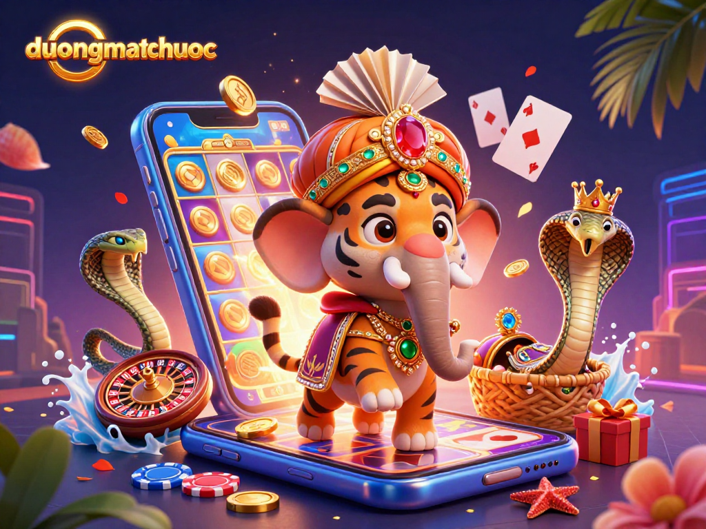 duongmatchuoc showcases a vibrant slot game experience with golden coins and exhilarating action