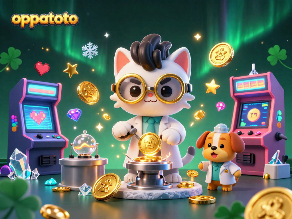 Join oppatoto for exhilarating lottery games and stunning results, featuring vibrant casino elements.