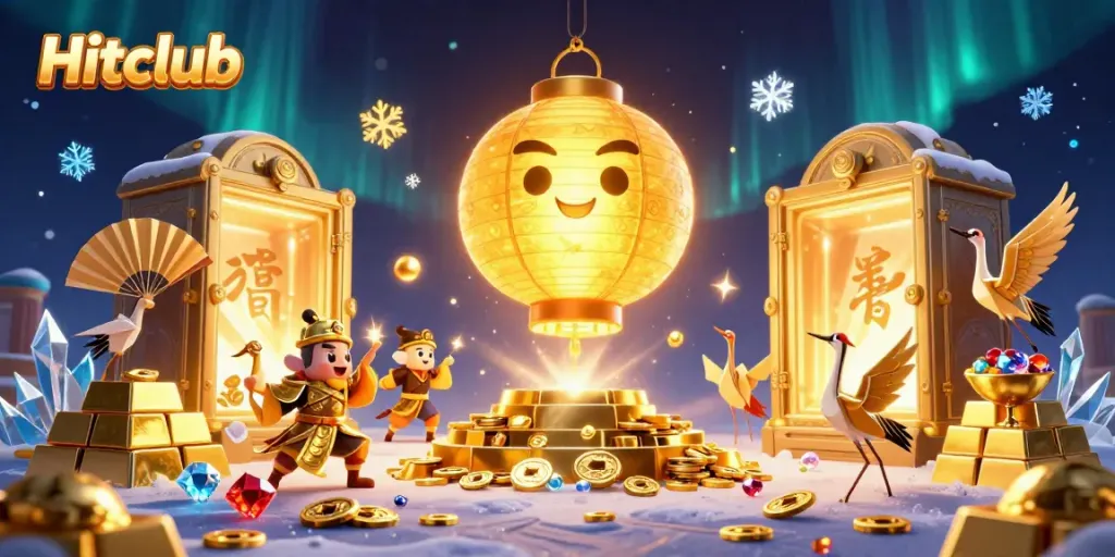 Experience vibrant casino action with Hitclub featuring magical characters and treasures.