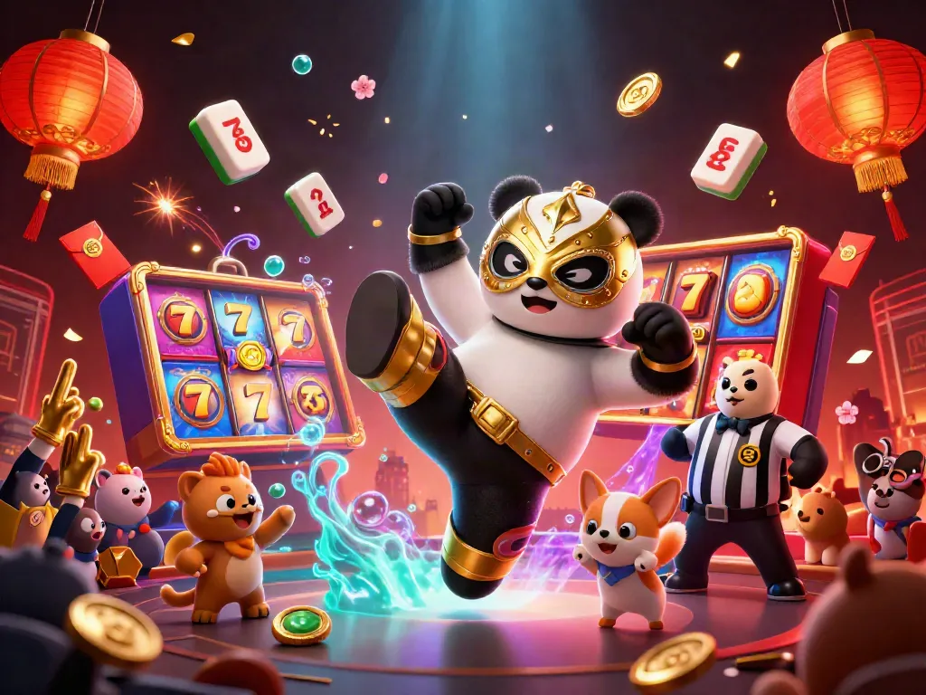 Experience thrilling gameplay at LGOSUPER with a vibrant 3D illustration of action-packed slot battles.