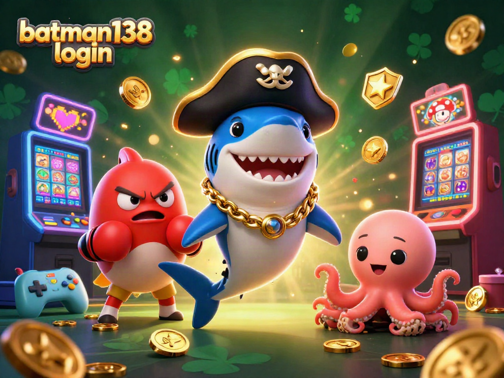 Enter the exciting world of gaming with batman138 login as our pirate shark and friends celebrate in style!