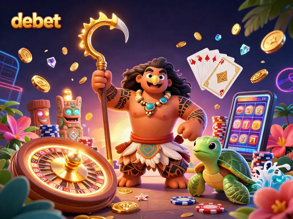 Win big at debet with thrilling casino games featuring vibrant characters and dazzling elements