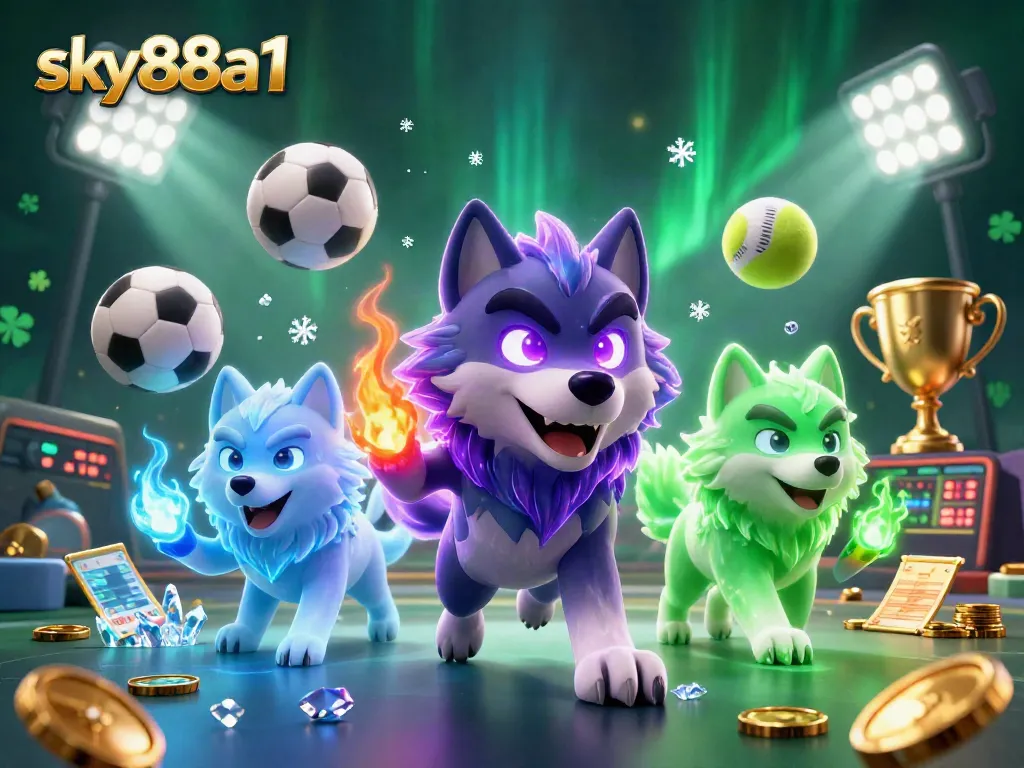 Engage with sky88a1's diverse gaming world featuring a vibrant casino atmosphere.