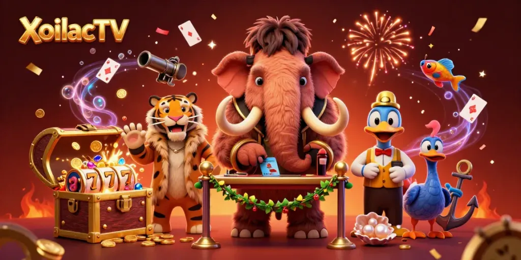Experience engaging gameplay at XoilacTV with vibrant casino action animated by dynamic characters.